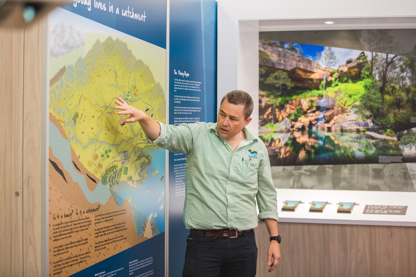 Climate Mate Daniel Rea giving an informative presentation to landholders.